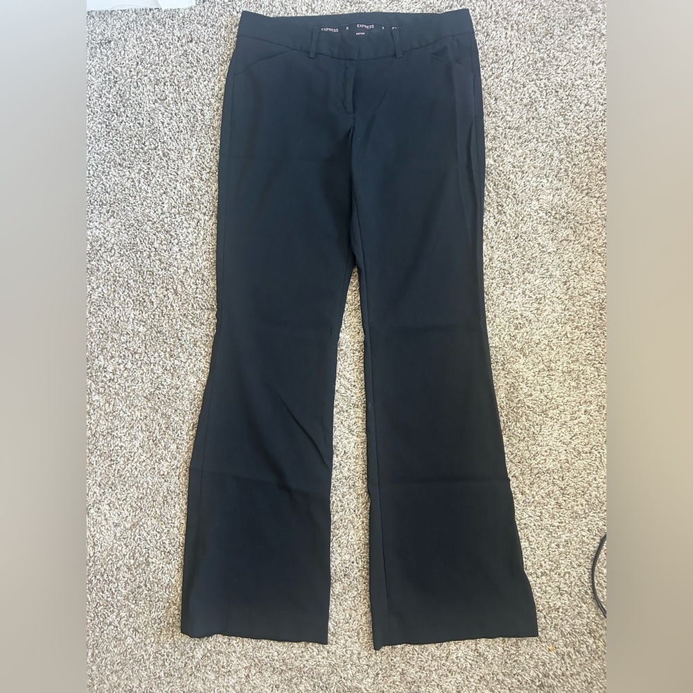 Express Black Boot Cut Dress Pants